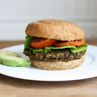 The Stuffed Veggie Bean Burger - Veggies Don't Bite