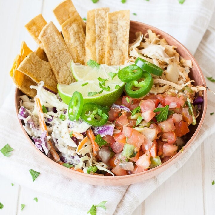 Vegan Fish Taco Bowl from Vegan Bowl Attack - Veggies Don't Bite