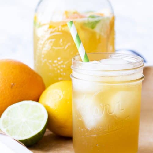 Sparkling Antioxidant Citrus Tea - Veggies Don't Bite