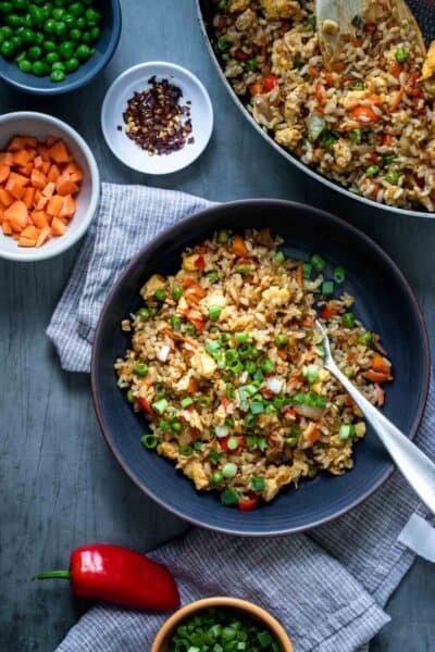 Easy Vegan Fried Rice Recipe - Veggies Don't Bite