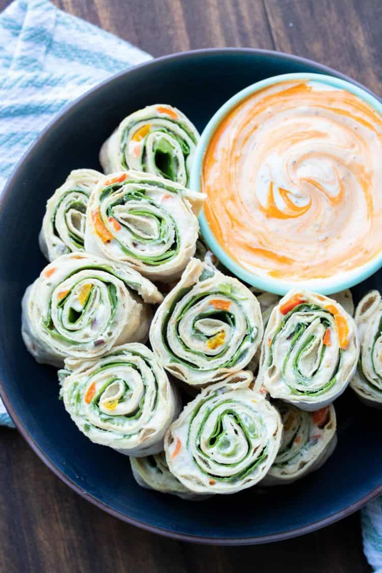 Vegan Pinwheels - Veggies Don't Bite