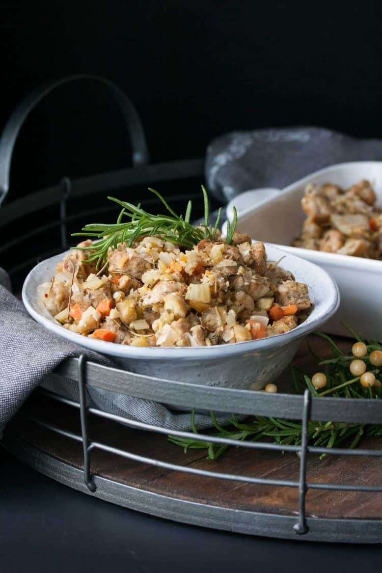 Gluten-Free Vegan Stuffing Recipe - Veggies Don't Bite