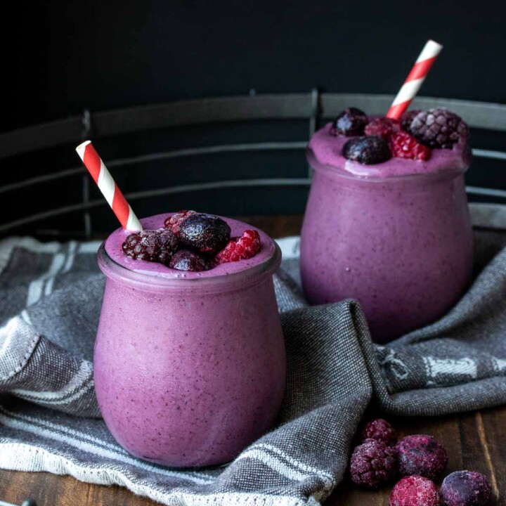 Healthy Banana Berry Smoothie Recipe Veggies Dont Bite