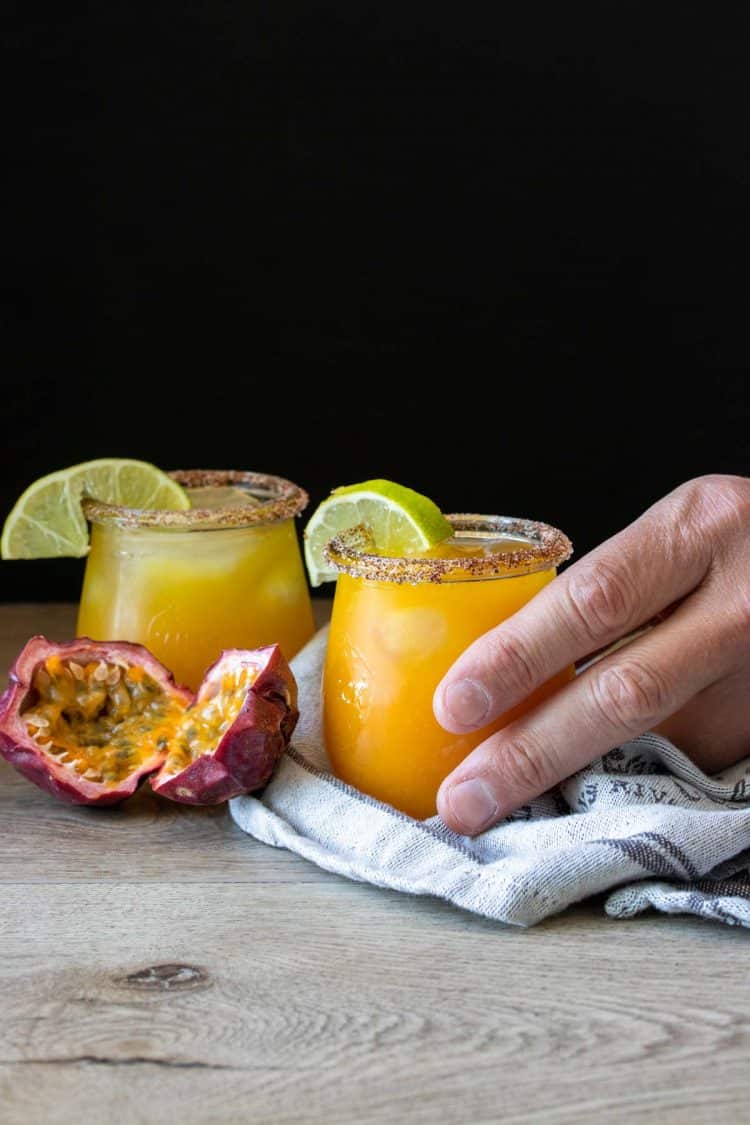 Easy Passion Fruit Margarita Recipe - Veggies Don't Bite