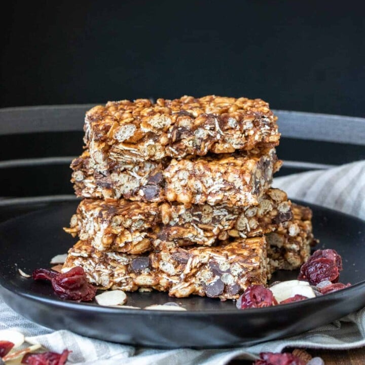 Healthy Homemade Vegan Granola Bars - Veggies Don't Bite