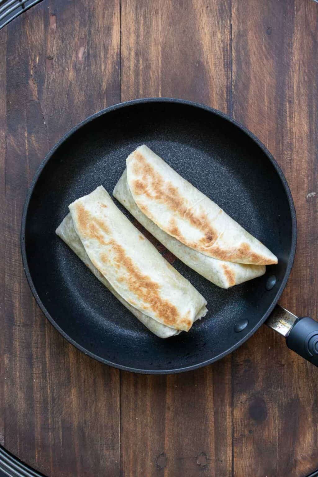 Refried Bean Burrito Recipe - Veggies Don't Bite