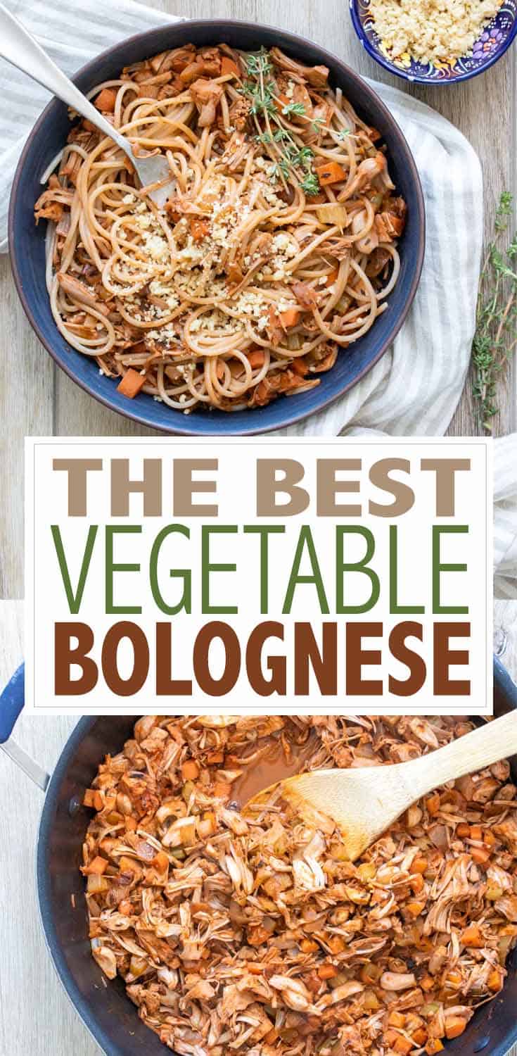 The Best Vegetable Bolognese Sauce - Veggies Don't Bite