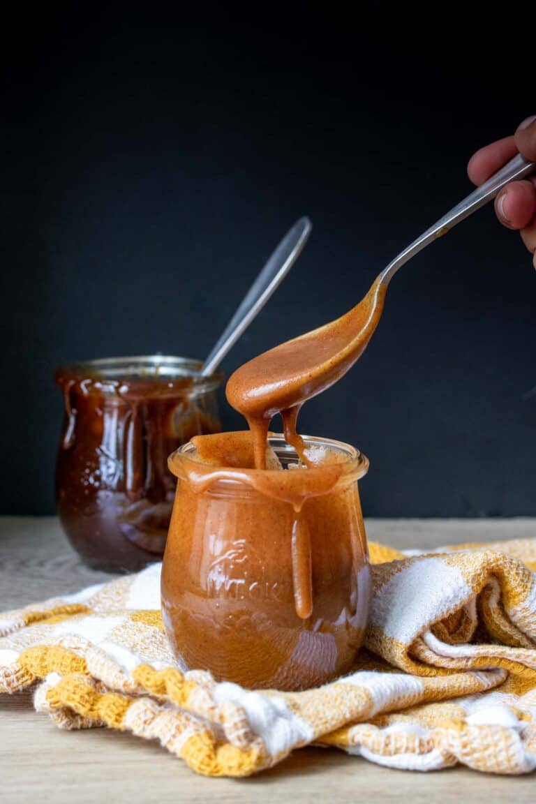 Vegan Caramel Sauce Recipe (2 Ways) - Veggies Don't Bite