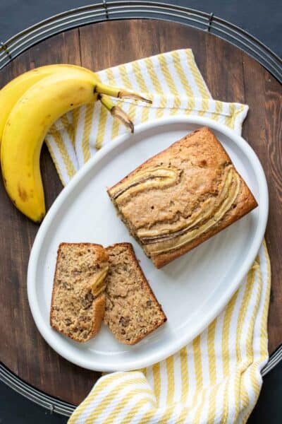 Vegan Gluten-Free Banana Bread Recipe - Veggies Don't Bite