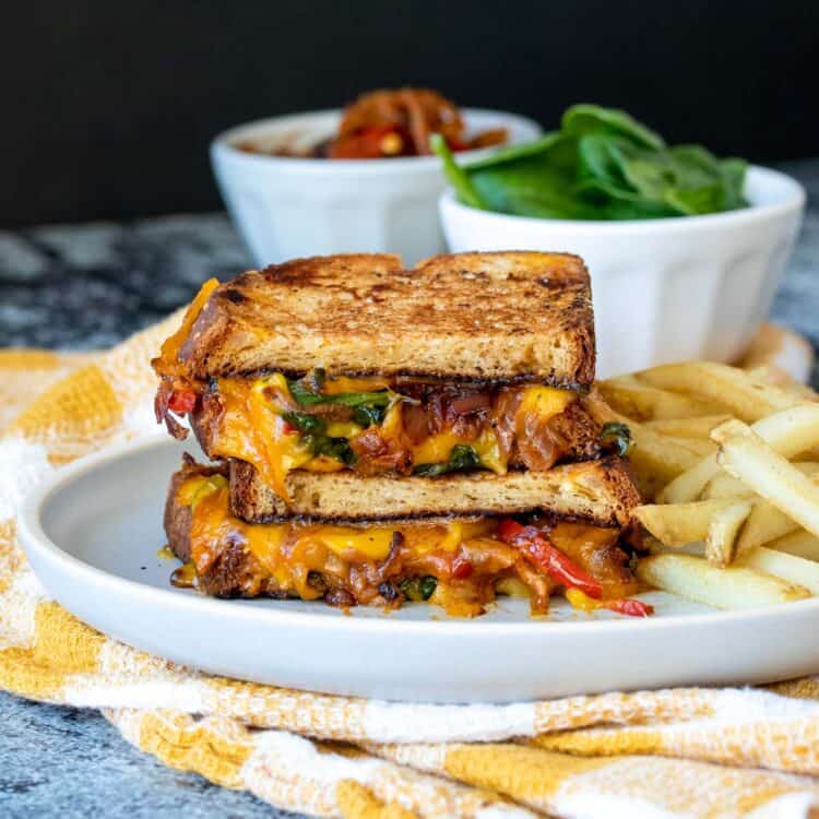 Vegan Grilled Cheese Sandwich - Veggies Don't Bite