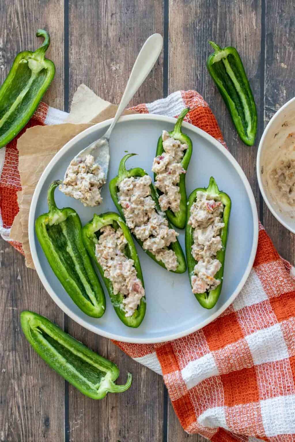 Vegan Stuffed Jalapeños Recipe - Veggies Don't Bite