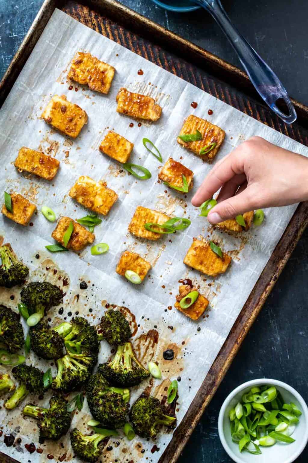 Crispy Baked Tofu Teriyaki Recipe - Veggies Don't Bite